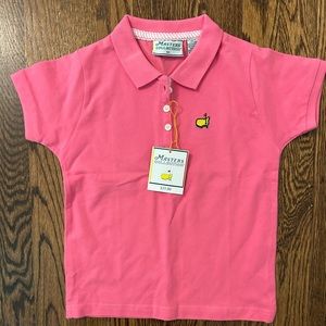 Masters girls 6x NWT pink polo